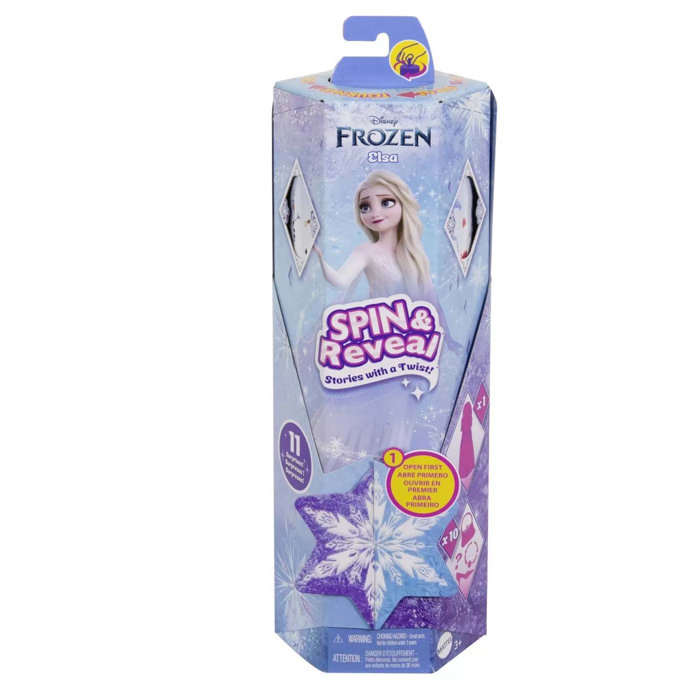 DISNEY FROZEN SPIN AND REVEAL PAPUSA ELSA, DISNEY FROZEN