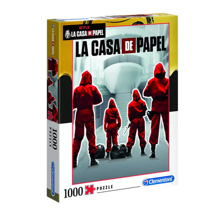 PUZZLE LA CASA DE PAPEL 1000 DE PIESE CLEMENTONI, CLEMENTONI