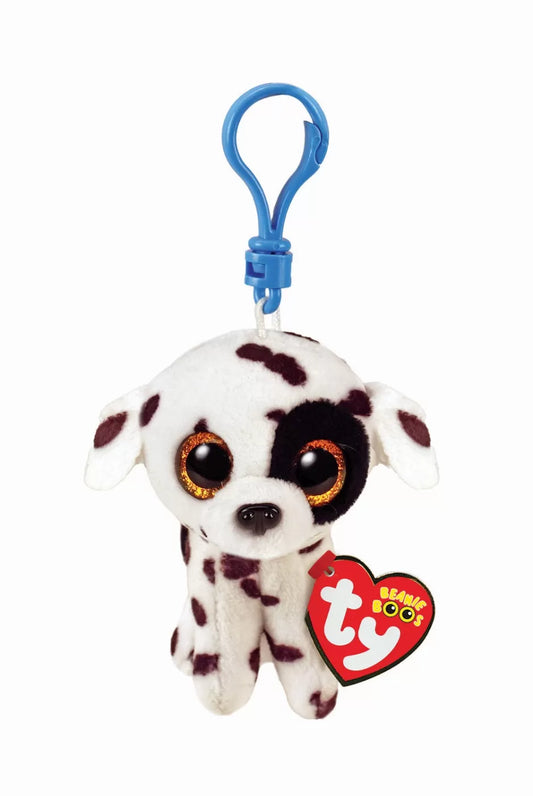 PLUS BRELOC TY 8.5CM BOOS LUTHER CAINE DALMATIAN, BRELOC 8.5CM