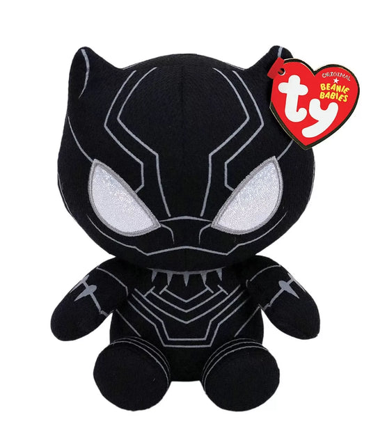 PLUS TY 15CM BEANIE BABIES SOFT MARVEL BLACK PANTHER, PLUS 15CM