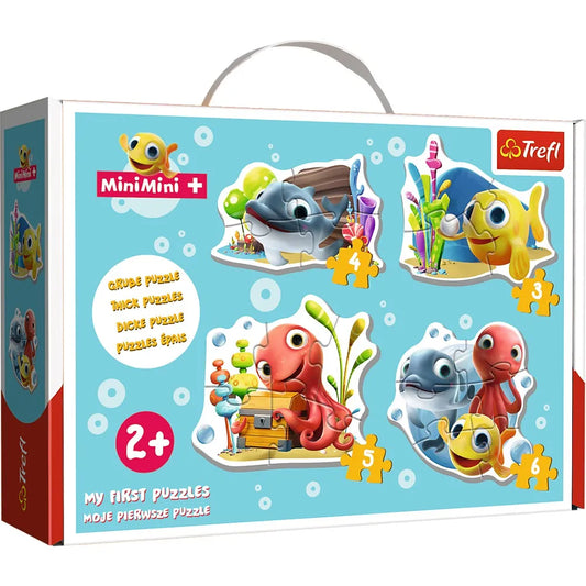 PUZZLE TREFL BABY CLASIC PESTISORUL MINIMINI 18 PIESE, TREFL BABY