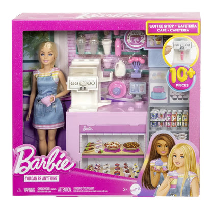 BARBIE PAPUSA BARBIE YOU CAN BE SET CAFENEA , BARBIE - I CAN BE