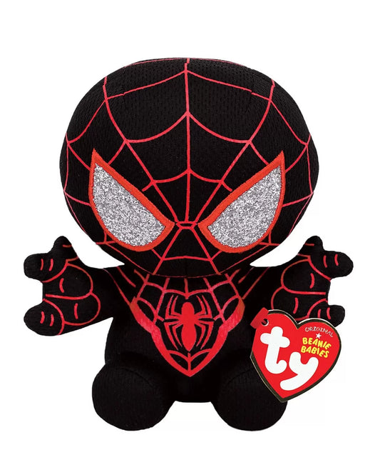 PLUS TY 15CM BEANIE BABIES MILES MORALES SPIDERMAN, PLUS 15CM