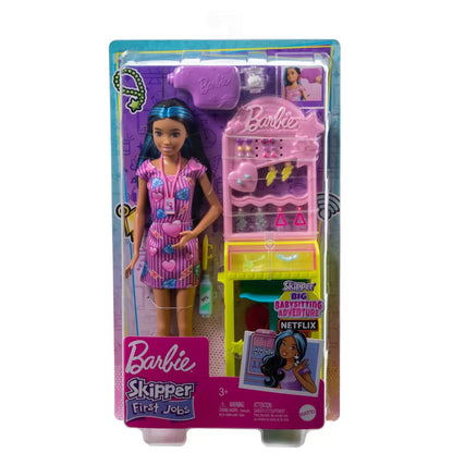 BARBIE PAPUSA BARBIE SKIPPER FIRST JOBS EAR PIERCER, BARBIE - I CAN BE