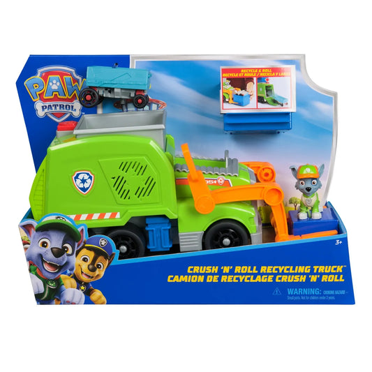 PATRULA CATELUSILOR ROCKY SI CAMIONUL DE RECICLARE CRUSH N ROLL, PATRULA CATELUSILOR