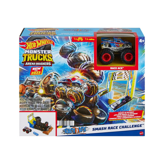 HOT WHEELS MONSTER TRUCKS ENTRY CHALLENGE ARENA SMASHERS PROVOCAREA SMASH RACE, HOT WHEELS - MONSTER TRUCK
