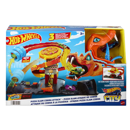 HOT WHEELS CITY PIZZERIA ATACUL COBREI, HOT WHEELS - CITY