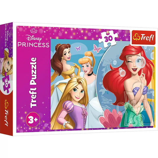 PUZZLE TREFL 30 DISNEY PRINCESS PRINTESE FERICITE, TREFL 30P