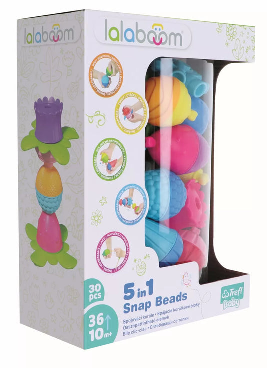 LALABOOM JOC DE DEZVOLTARE BEBE MONTESSORI 30 PIESE, LALABOOM