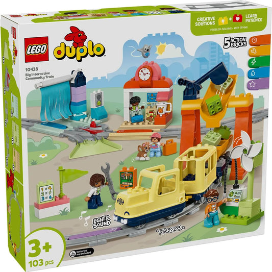 LEGO DUPLO TREN COMUNITAR INTERACTIV 10428, LEGO DUPLO