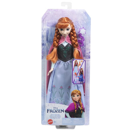 DISNEY FROZEN PAPUSA ANNA CU FUSTA MAGICA, DISNEY FROZEN
