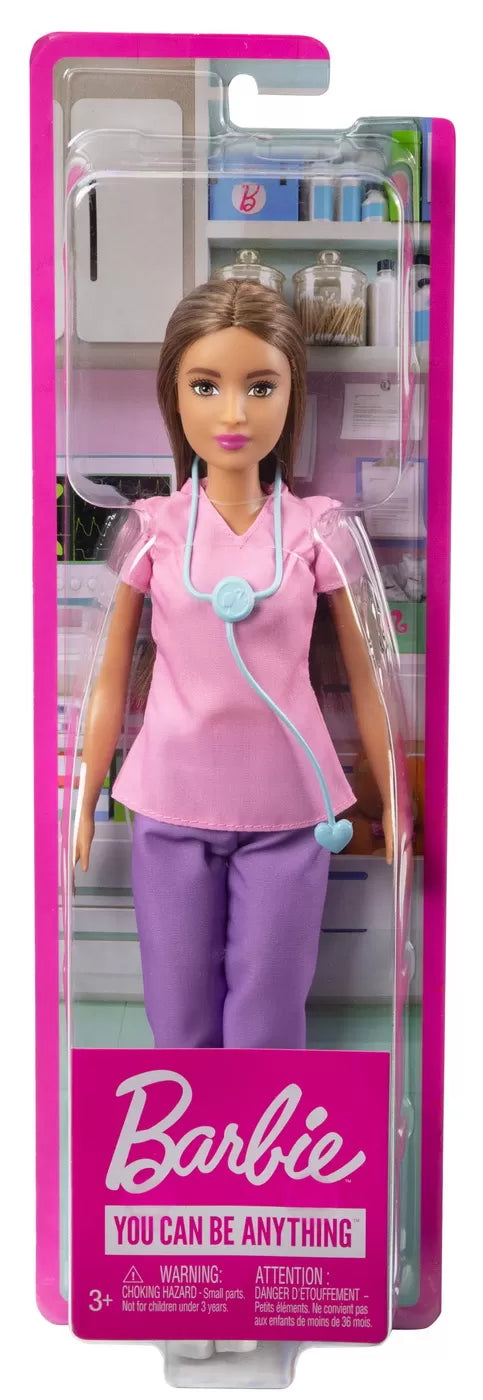 PAPUSA BARBIE ASISTENTA MEDICALA SATENA, BARBIE - I CAN BE