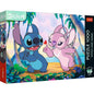 PUZZLE TREFL 1000 PREMIUM PLUS DISNEY LILO SI STITCH ANGEL SI STITCH LA PLIMBARE, TREFL 1000P