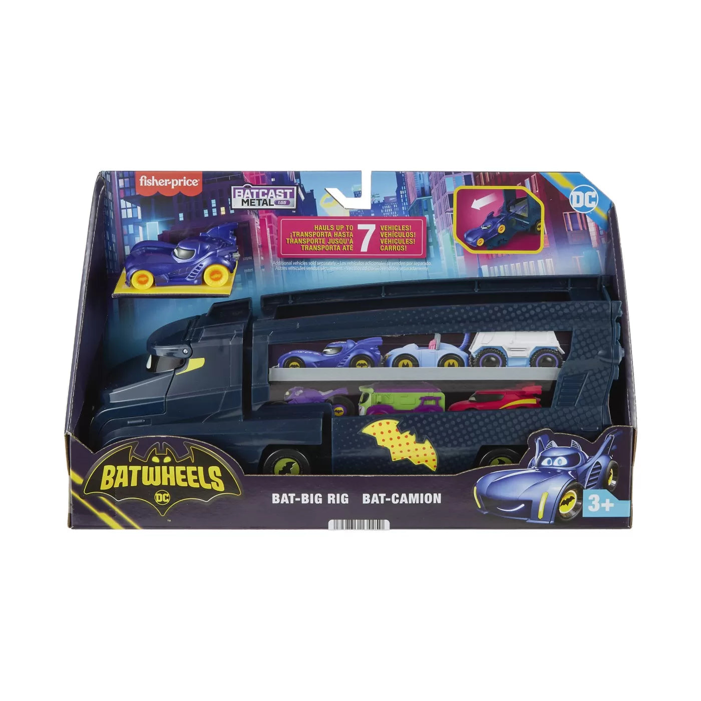FISHER PRICE BATWHEELS CAMIONUL BAT BIG RIG, FISHER PRICE - BATWHEELS