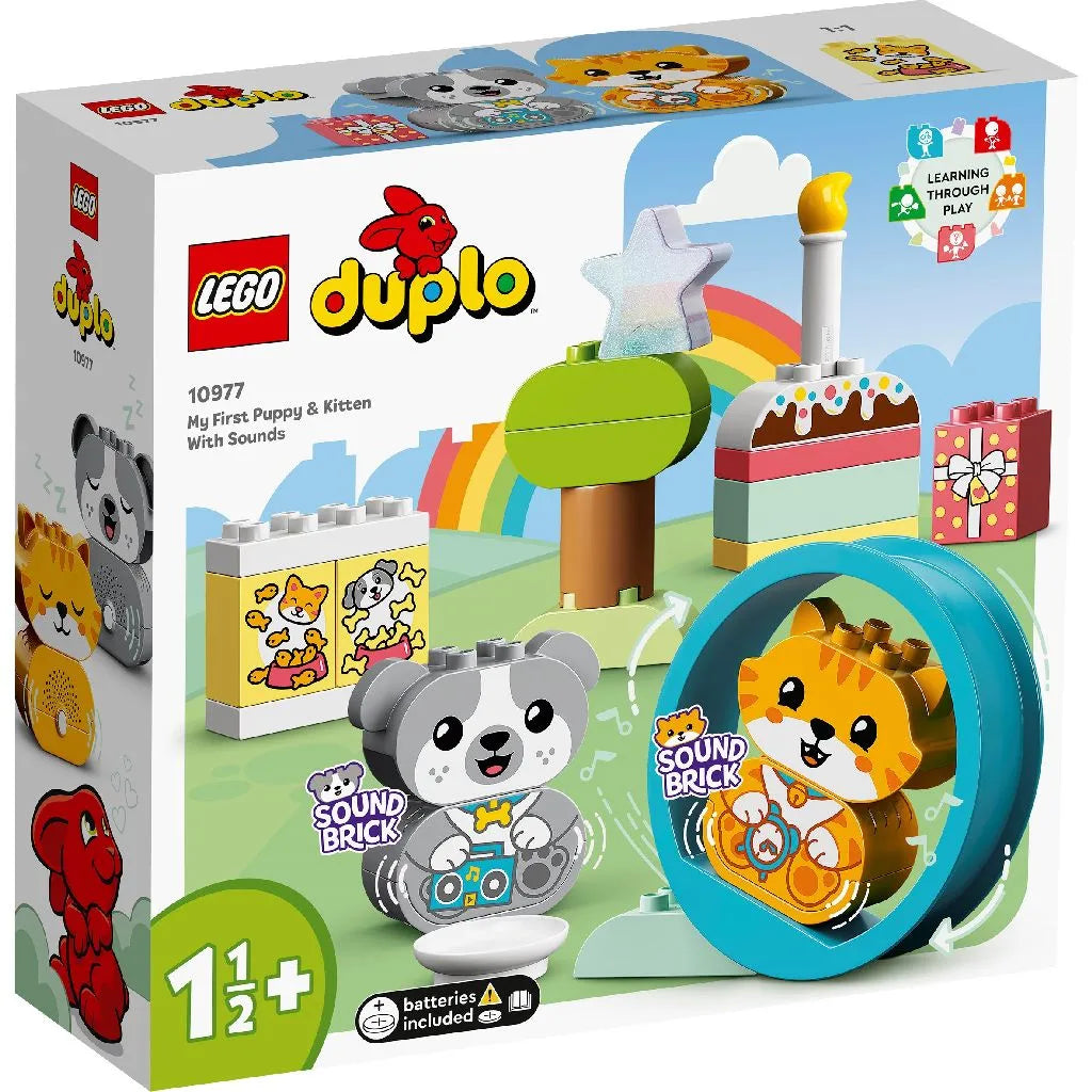 LEGO DUPLO PRIMUL MEU CATELUS SI PRIMUL MEU PISOI CU SUNETE 10977, LEGO DUPLO