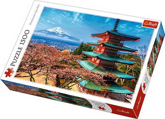 PUZZLE TREFL 1500 MUNTELE FUJI, TREFL 1500P