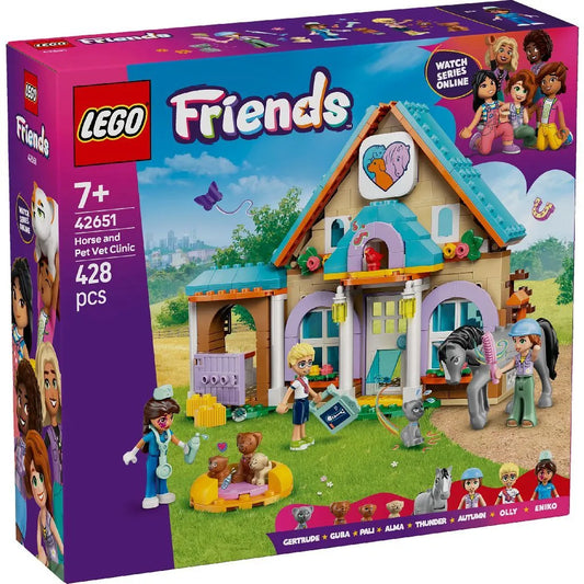LEGO FRIENDS CLINICA VETERINARA PENTRU CAI SI ANIMALE DE COMPANIE 42651, LEGO FRIENDS