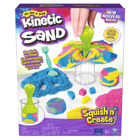 KINETIC SAND SET DE CREATIE SQUISH, KINETIC SAND
