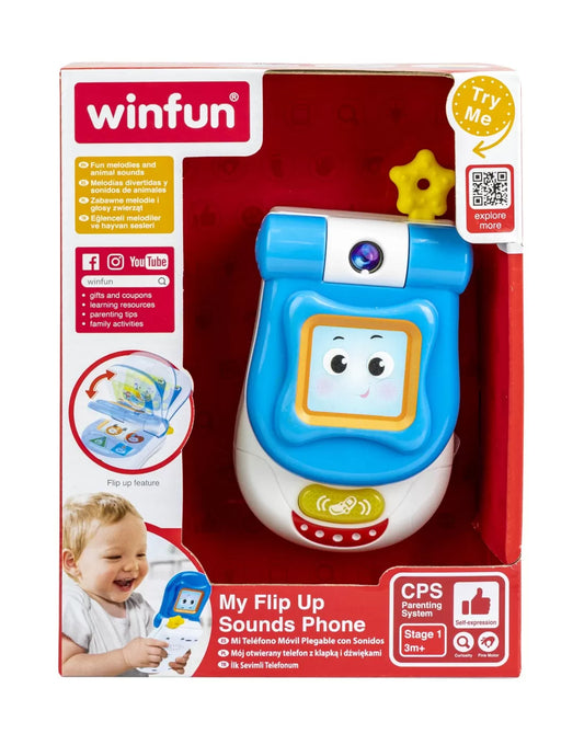 WINFUN TELEFON CU CLAPETA CU SUNETE, WINFUN