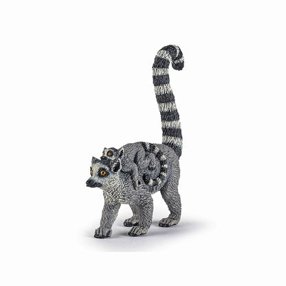 PAPO FIGURINA LEMUR CU PUI, ANIMALE SALBATICE