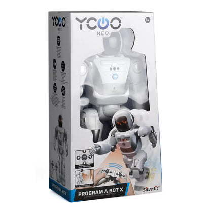 ROBOT ELECTRONIC CU RADIOCOMANDA PRΟGRAMM A BOT X, SILVERLIT