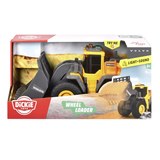 DICKIE EXCAVATOR VOLVO CU SUNETE SI LUMINI, DICKIE