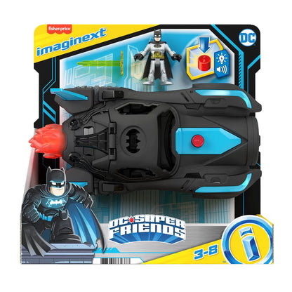 FISHER PRICE IMAGINEXT DC SUPER FRIENDS VEHICUL BATMOBIL DELUXE, FISHER PRICE - DC SUPER FRIENDS