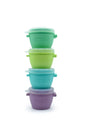 SET 4 RECIPIENTE SILICON SNAP&GO, MELII, 4*177 ML, MELII