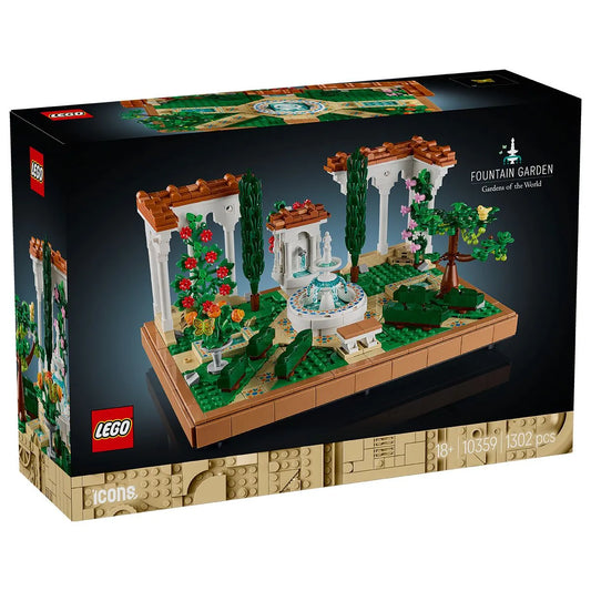 LEGO ICONS GRADINA CU FANTANA 10359, LEGO ICONICS