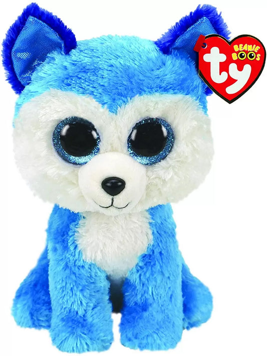 PLUS TY 24CM CATEL HUSKY ALBASTRU, PLUS 24CM