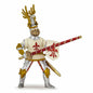 PAPO FIGURINA CAVALER CRIN ALB, PERSONAJE MEDIEVALE FANTASTICE