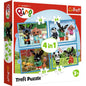 PUZZLE TREFL 4IN1 ACAMAR FILMS HAPPY BING, TREFL 4IN1