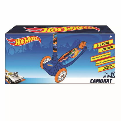 TROTINETA CU 3 ROTI HOT WHEELS, AS