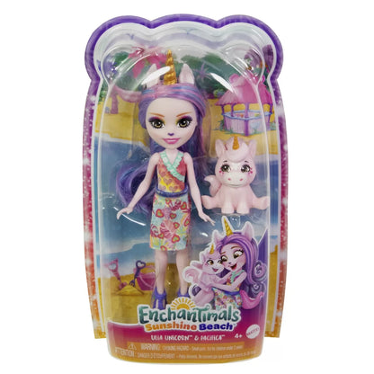 ENCHANTIMALS PAPUSI SI ANIMALUTE ULIA UNICORN SI PACIFICA, ENCHANTIMALS - PAPUSI