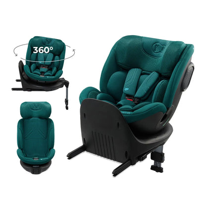 SCAUN AUTO KINDERKRAFT XRIDER 2 I-SIZE 40-150 CM GREEN, KINDERKRAFT
