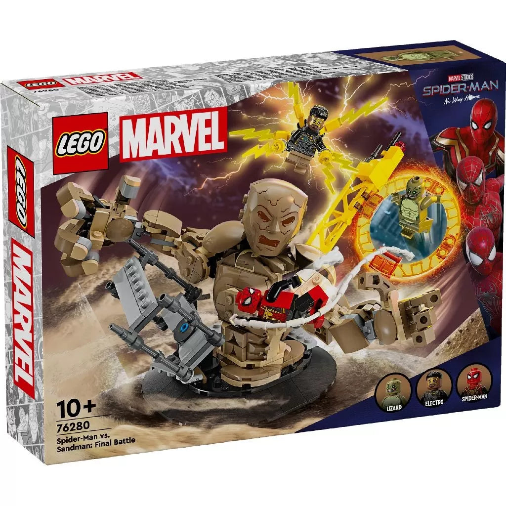 LEGO SUPER HEROES OMUL PAIANJEN VS SANDMAN BATALIA FINALA 76280, LEGO SUPER HEROES