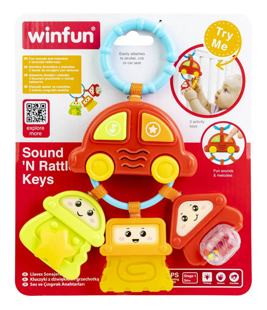 WINFUN ZORNAITOARE MASINUTA CU 3 CHEI, WINFUN