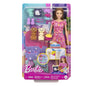 BARBIE PAPUSA BARBIE FAMILY SET PETRECERE CU 2 CATELUSI COLOR CHANGE, BARBIE - FAMILY