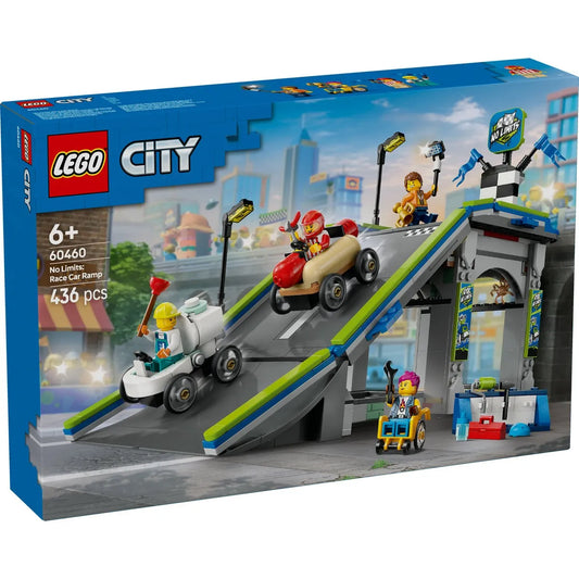 LEGO CITY FARA LIMITE: RAMPA PENTRU CURSE DE MASINI 60460, LEGO CITY