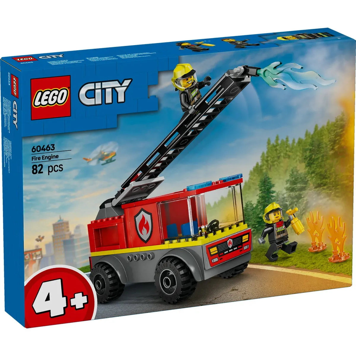 LEGO CITY CAMION DE POMPIERI CU SCARA 60463, LEGO CITY