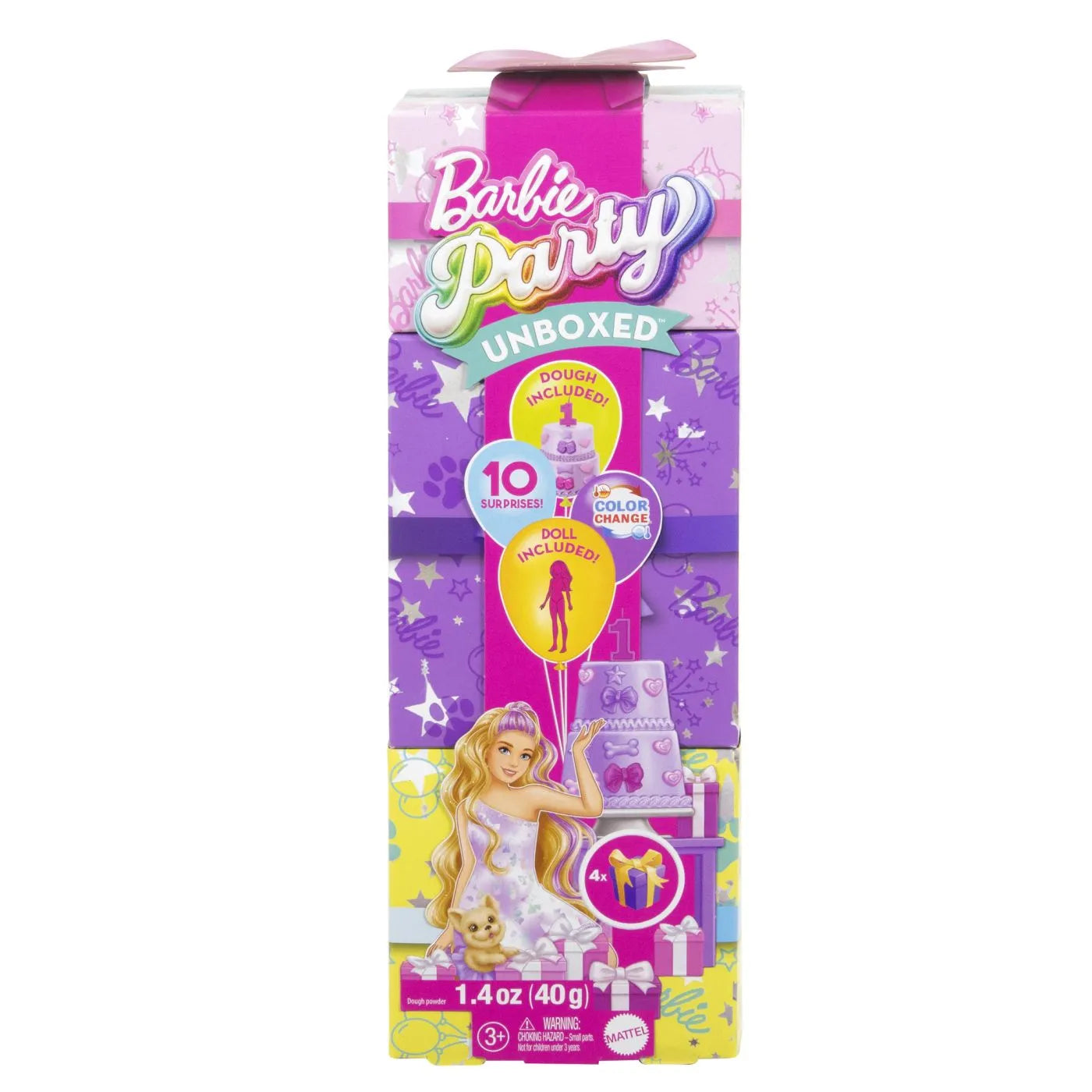 BARBIE PAPUSA PARTY UNBOXED REVEAL BLONDA, BARBIE - DREAMTOPIA