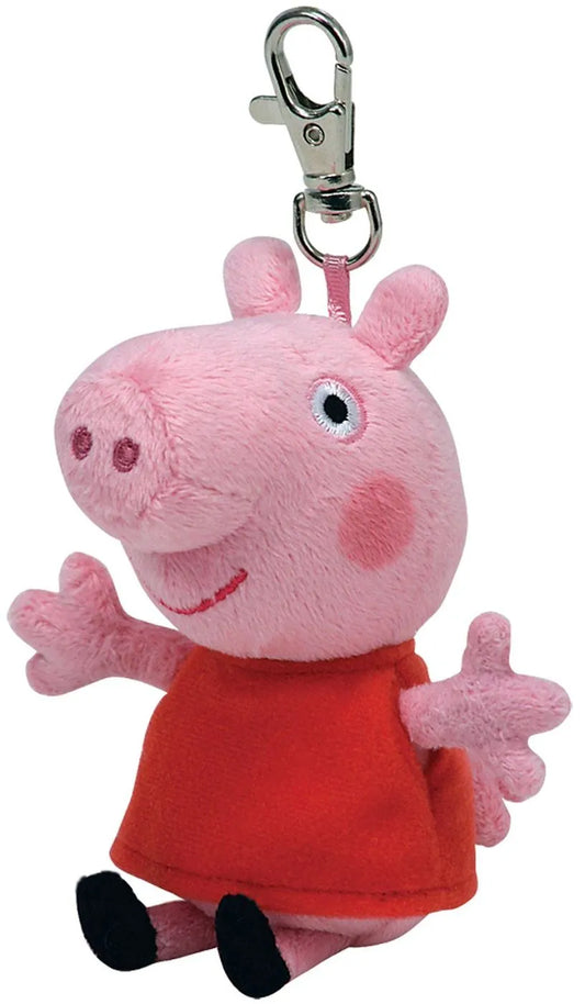 PLUS BRELOC TY 8.5CM BEANIE BELLIES PEPPA PIG PEPPA, BRELOC 8.5CM