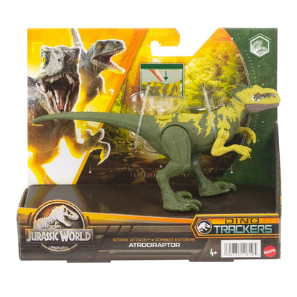 JURASSIC WORLD DINO TRACKERS STRIKE ATTACK DINOZAUR ATROCIRAPTOR, JURASSIC WORLD