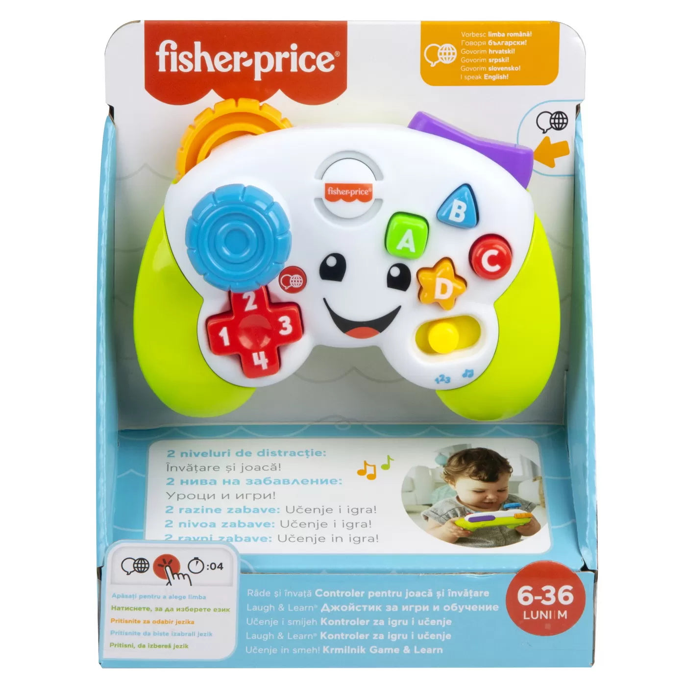 FISHER PRICE CONTROLLER INTERACTIV IN LIMBA ROMANA, FISHER PRICE - INFANT