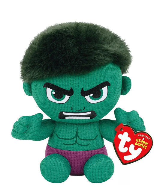 PLUS TY 15CM BEANIE BABIES MARVEL HULK , PLUS 15CM