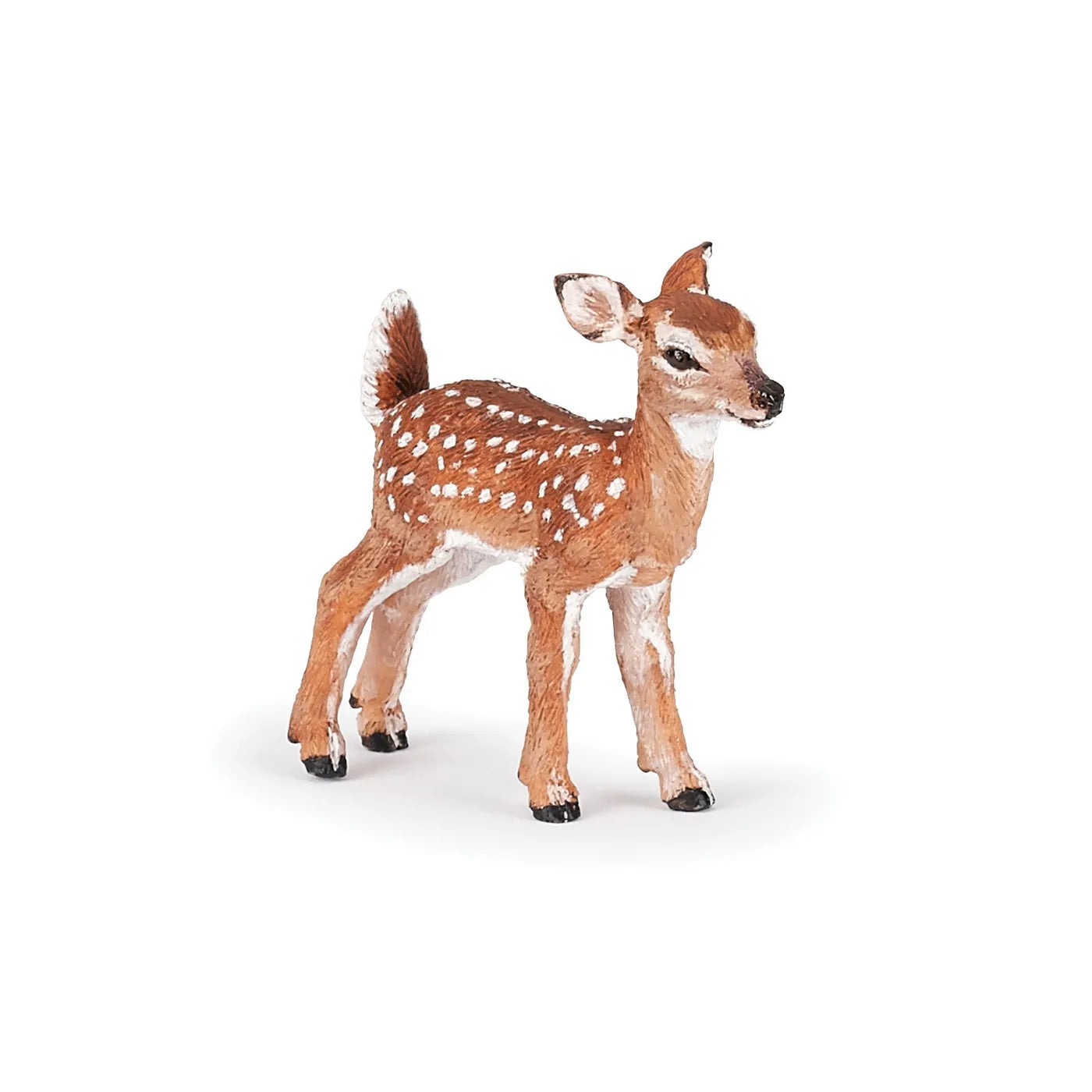PAPO FIGURINA PUI DE CAPRIOARA CU COADA ALBA, ANIMALE SALBATICE
