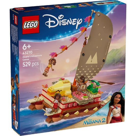 LEGO DISNEY CANOEA DE AVENTURA A MOANEI 43270, LEGO DISNEY PRINCESS