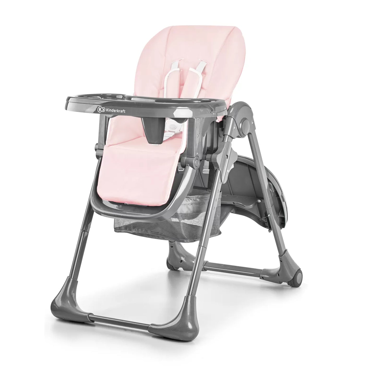 SCAUN DE MASA KINDERKRAFT TASTEE, PLIABIL, ROSE, KINDERKRAFT