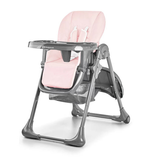 SCAUN DE MASA KINDERKRAFT TASTEE, PLIABIL, ROSE, KINDERKRAFT