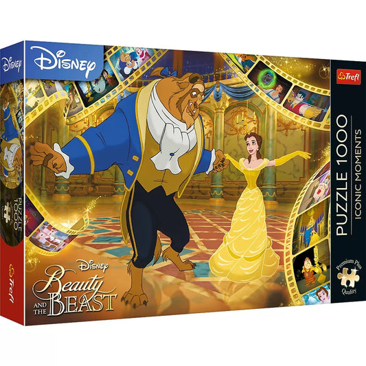 PUZZLE TREFL 1000 PREMIUM PLUS DISNEY PRINCESS FRUMOASA SI BESTIA, TREFL 1000P